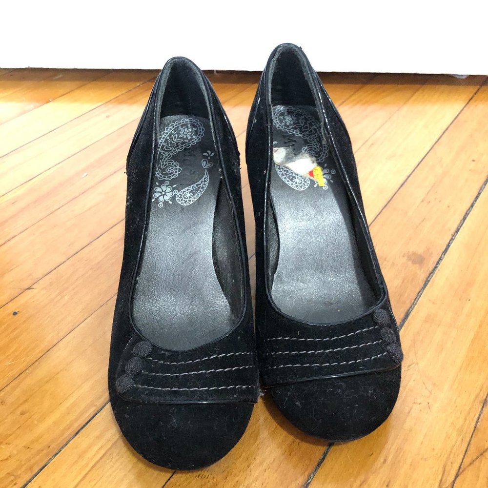 Black Suede Heels